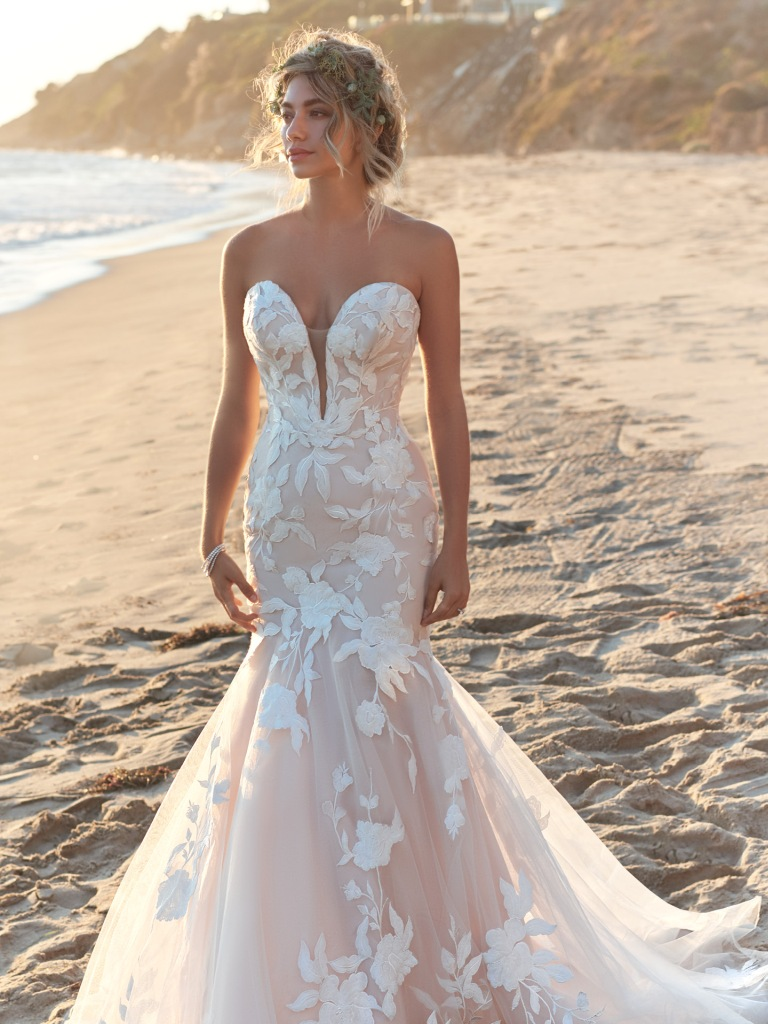 Different Variations Of The Same Wedding Dress Image