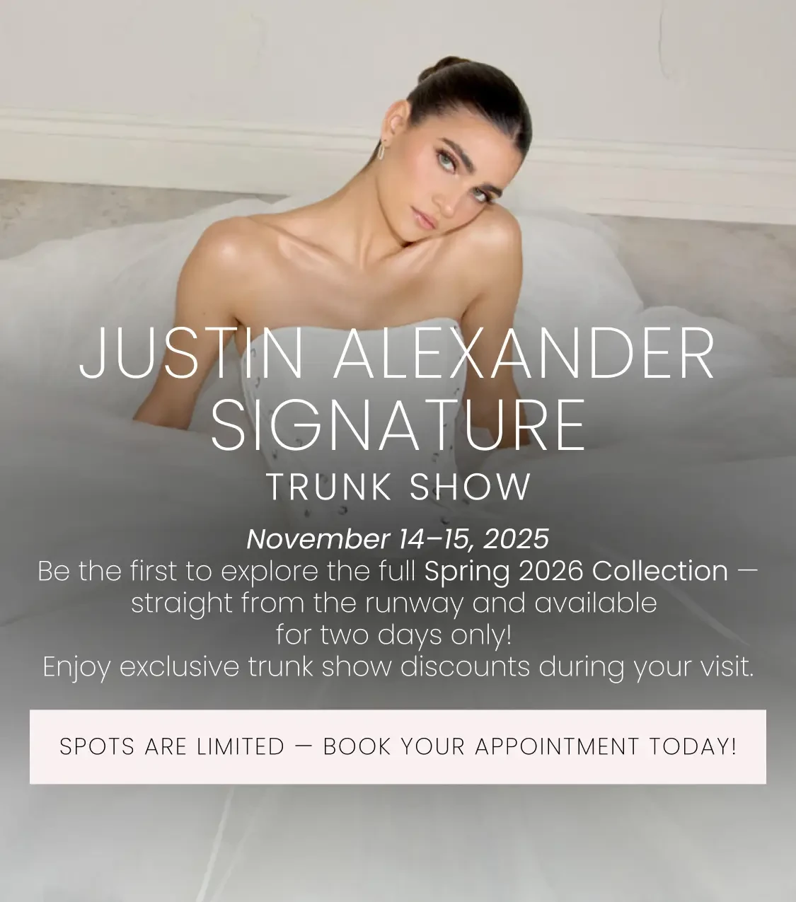 Justin Alexander Signature Mobile Banner