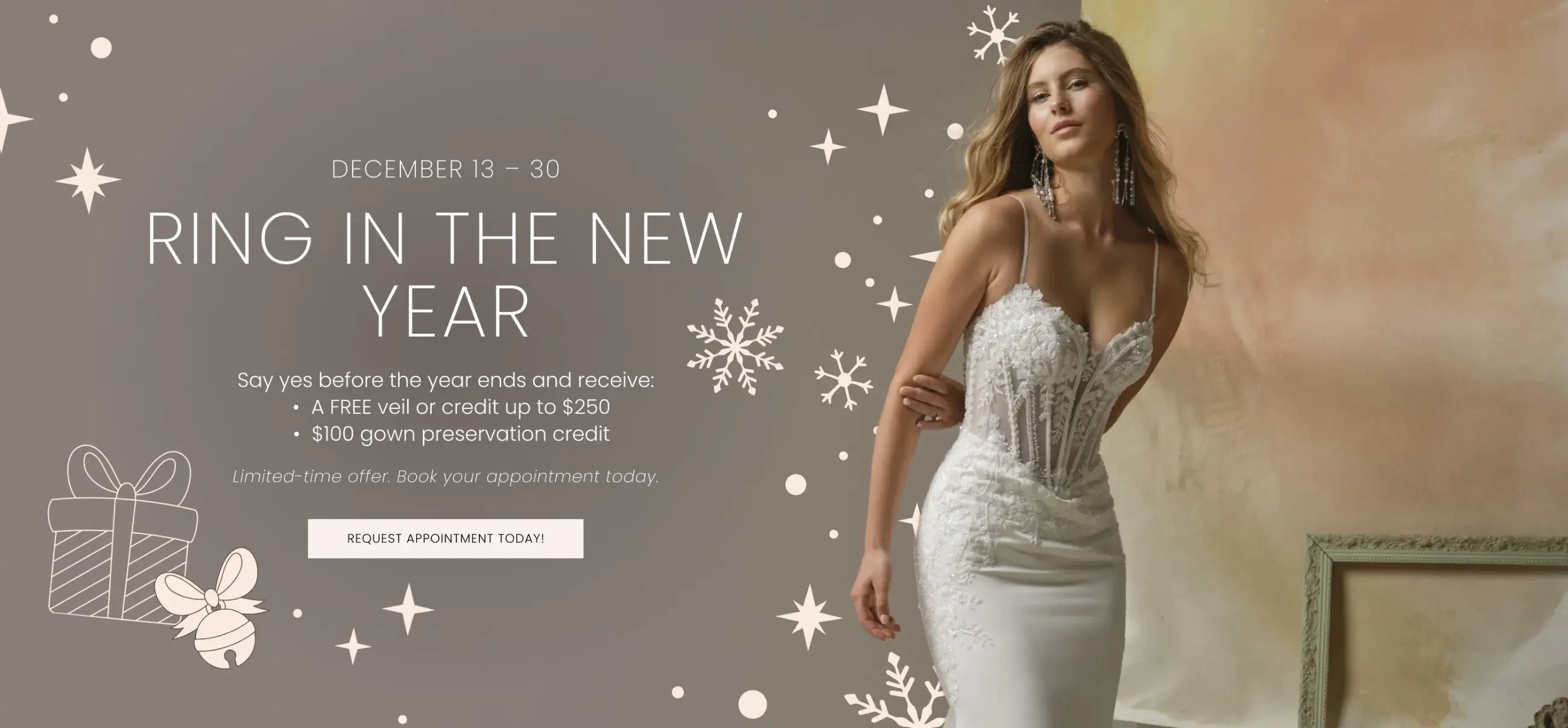 Ring In The New Year Desktop Banner