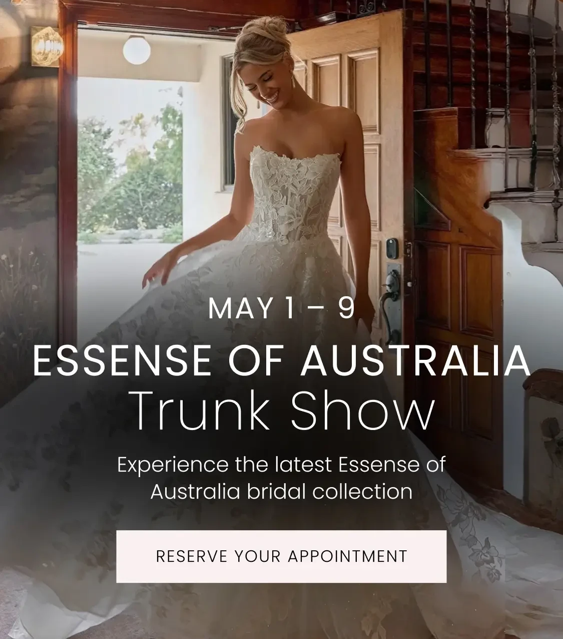 Essense of Australia Trunk Show Mobile Banner