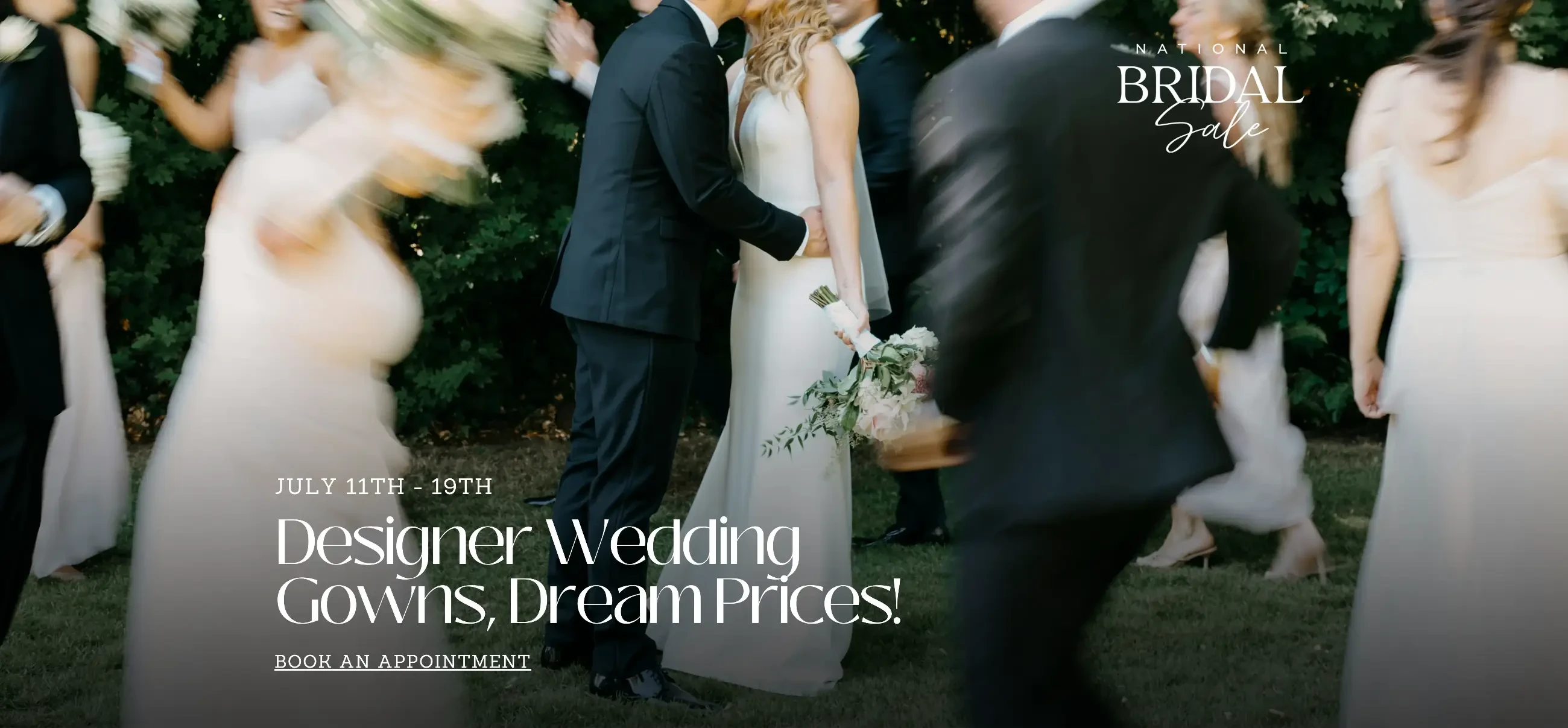 National Bridal Sale Event Desktop Banner