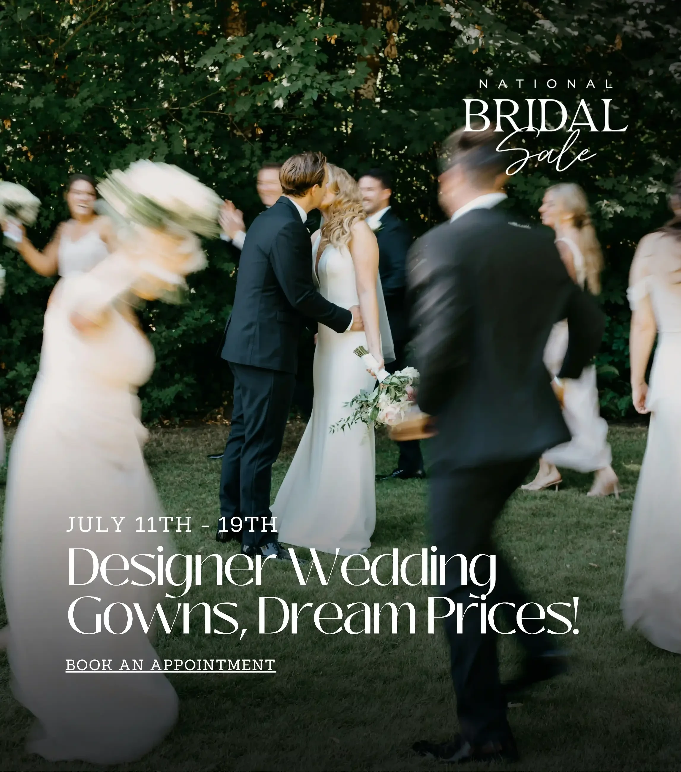National Bridal Sale Event Mobile Banner